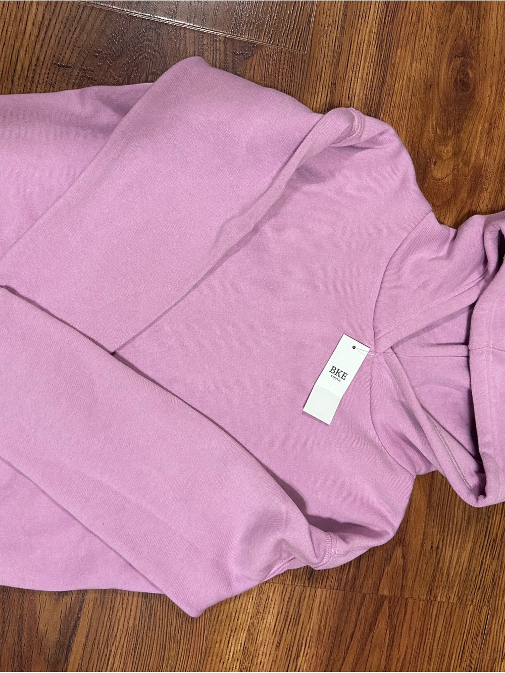 BKE Women's Light Pink Hooded Pullover